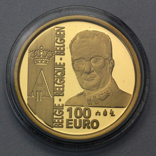100 Euro Goldmünzen Belgien 2003