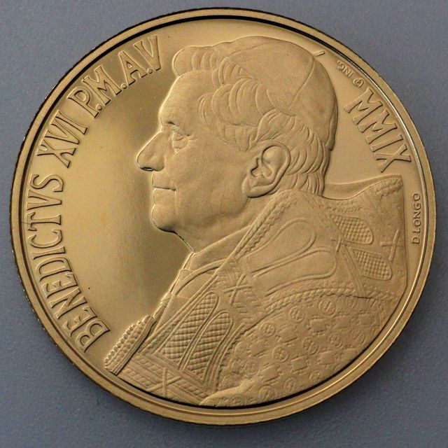 50 Euro Goldmünze Vatikan 2009