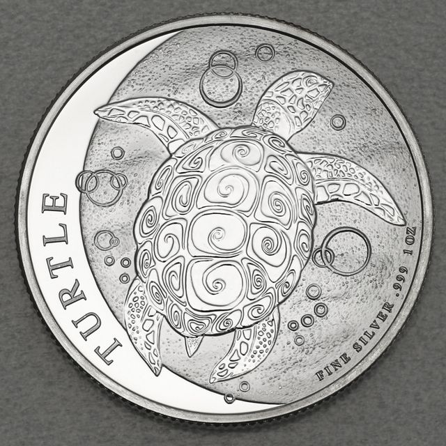 Silbermünze 1oz Niue Turtle Schildkröte 2019