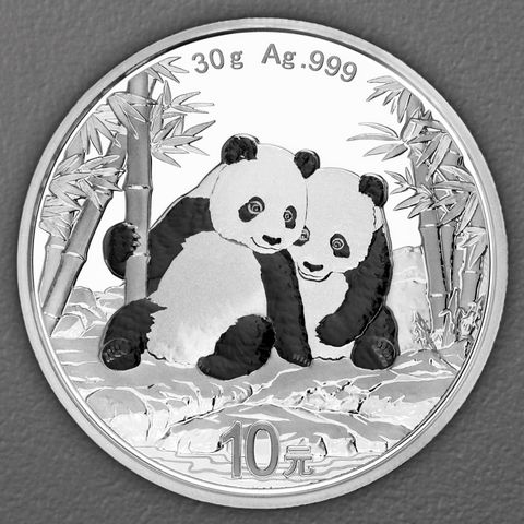 30g Silbermünze Panda, 2026