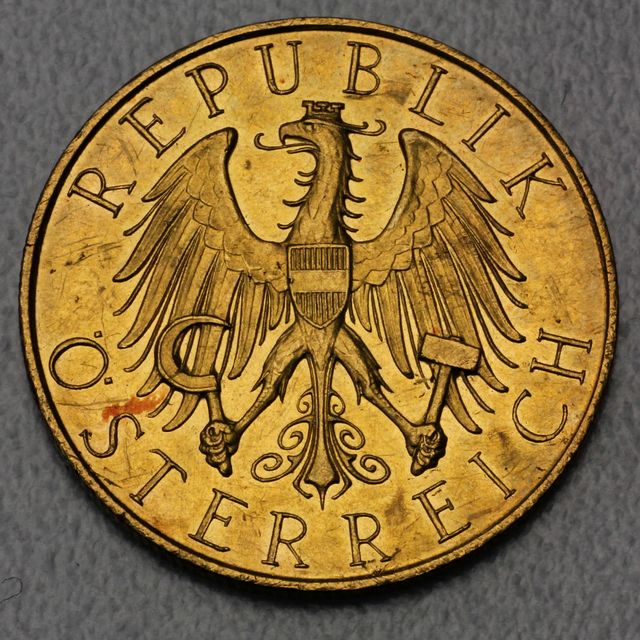 25 Schilling Goldmünze Österreich 1926-1934