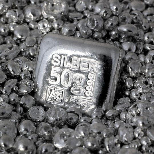 50g Silberbarren