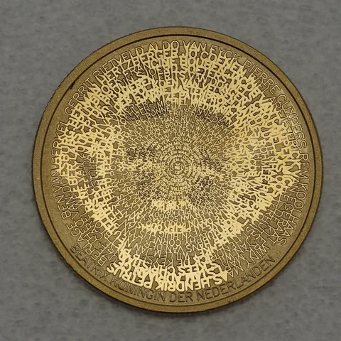 Goldmünze 10 Euro Niederlande 2008 Architektur