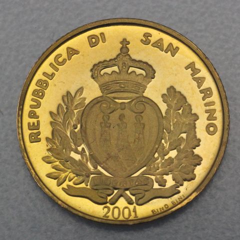 1 Scudo Goldmünze San Marino 2001 - Tiziano