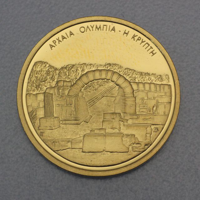 Goldmünze 100 Euro Griechenland 2003 Krypta