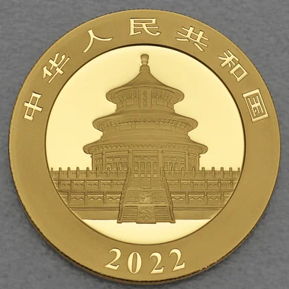 Goldmünze China Panda, 30g, 2022