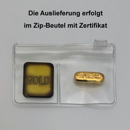 20g Gussbarren aus Recyclinggold