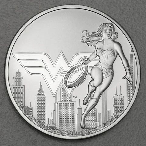 Silbermünze 1oz DC Comics Niue 2021 - Wonder Woman