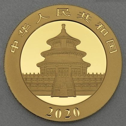 Goldmünze China Panda, 30g, 2020
