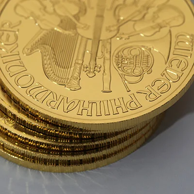 1oz Goldmünze Wiener Philharmoniker, Riffelrand