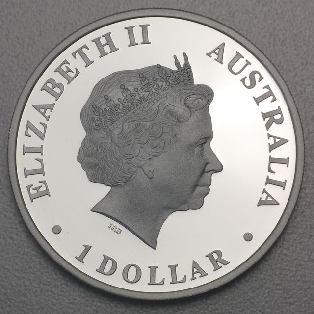 Discover Australia Silbermünzen Kopfseite