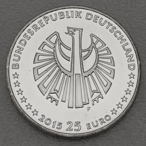 Silbermünze 25 Euro 2015 - Sondermünze 25 Jahre Deutsche Einheit