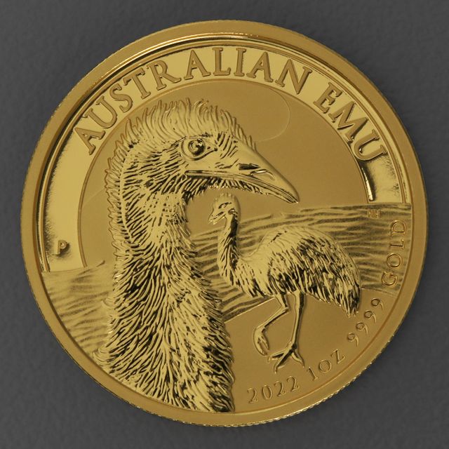 Goldmünze 1oz Australian Emu 2022