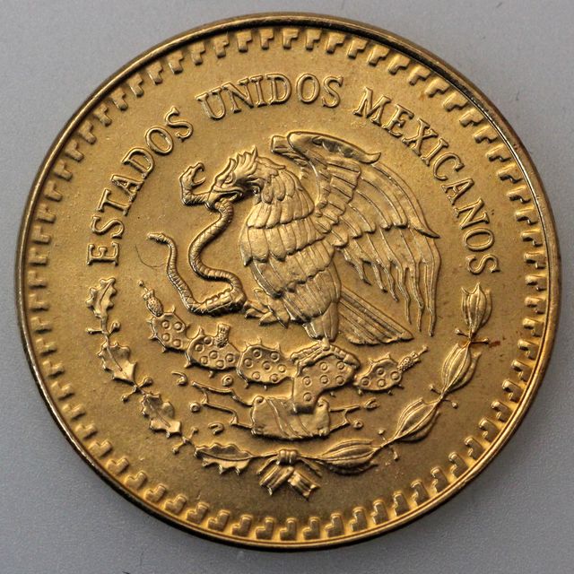 250 Pesos Goldmünze 1985 zur Fussball WM 86 in Mexiko