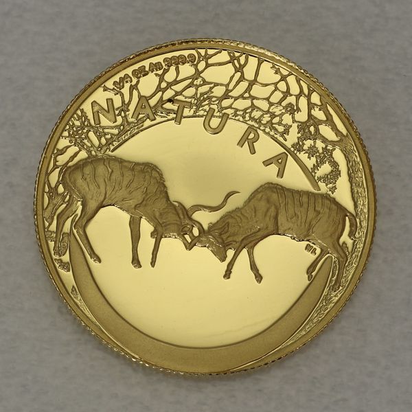 Goldmünze Südafrika Natura Serie Monarchs of Africa 1999 1/4oz Kudu Antilope
