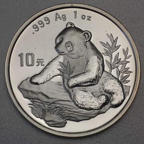 1oz Silbermünze Panda, 1998