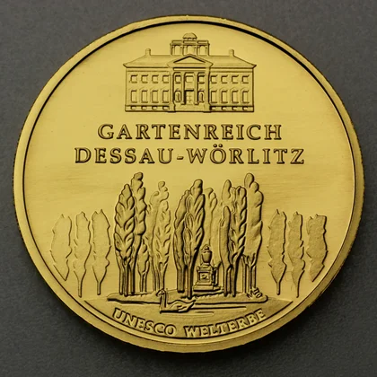 100 Euro Goldmünze "Dessau-Wörlitz" 2013