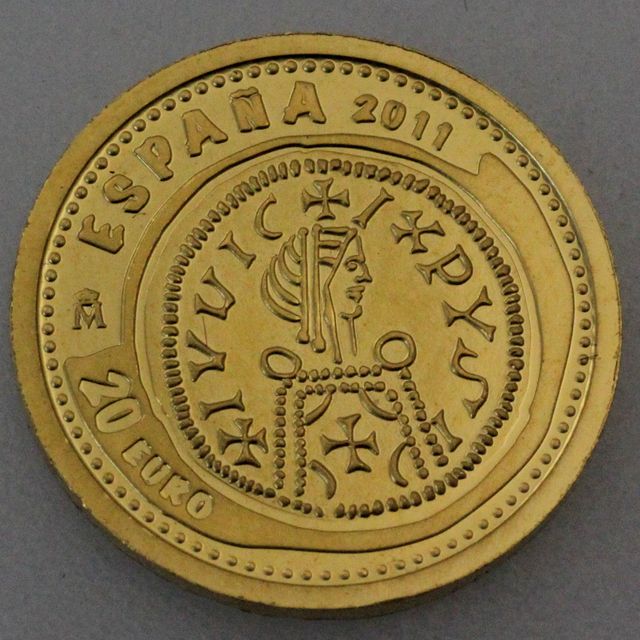 20 Euro Goldmünze Spanien 2011 Juwelen der Numismatik 3.