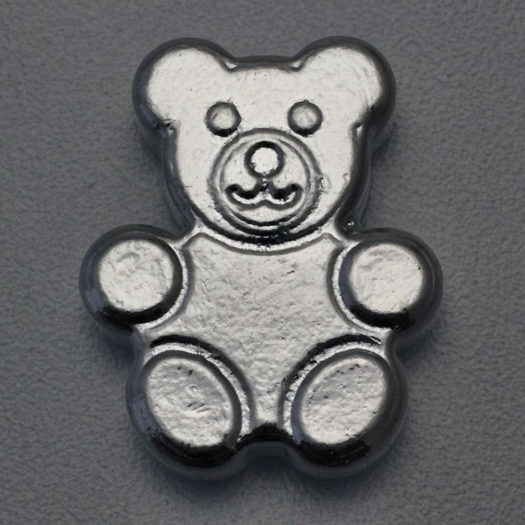 2 Unzen Silber Teddy-Bär