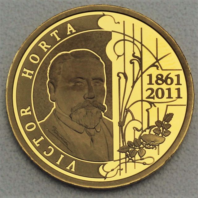 100 Euro Belgien Goldmünze 2011