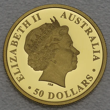 Goldmünze 1/2oz Discover Australia - Dreaming Serie - 2009 Rückseite