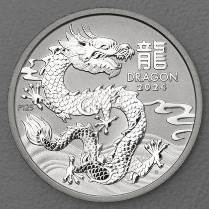 1oz Platinmünze Lunar III, 2024