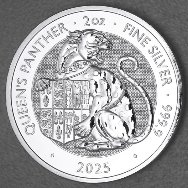 Silbermünze 2oz Royal Tudor Beasts 2025 - Queen's Panther Silbermünze 2oz Royal Tudor Beasts 2025 - Queen's Panther