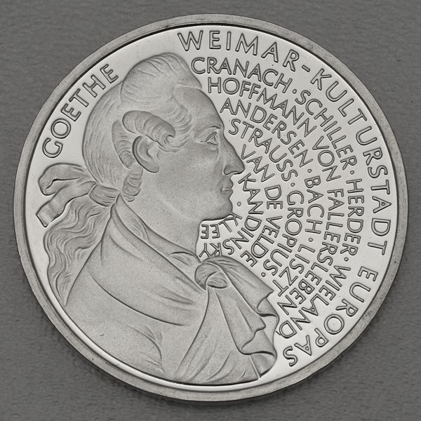 Silbermünze BRD 10 DM 1999