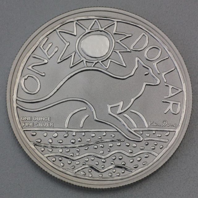 Känguru Silbermünze Australien 2009