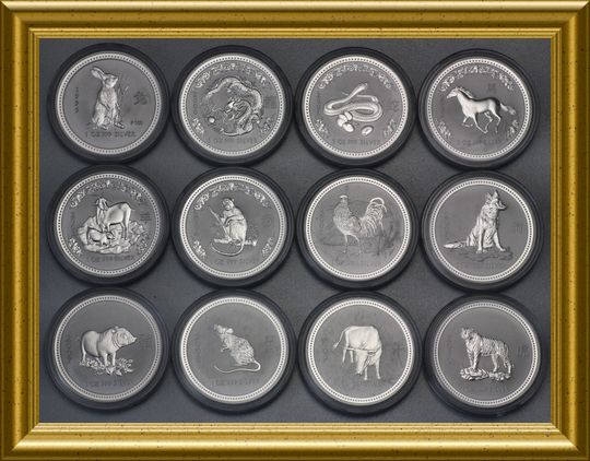 Silbermünzen der Lunar Serie I