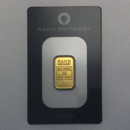 5g Goldbarren Rand Refinery