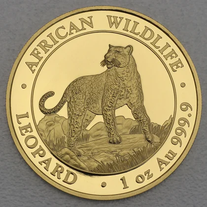 Somalia Leopard Goldmünzen