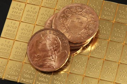 CombiBar Gold und 20 FR Vreneli