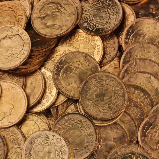 Schweizer Vreneli Goldmünzen