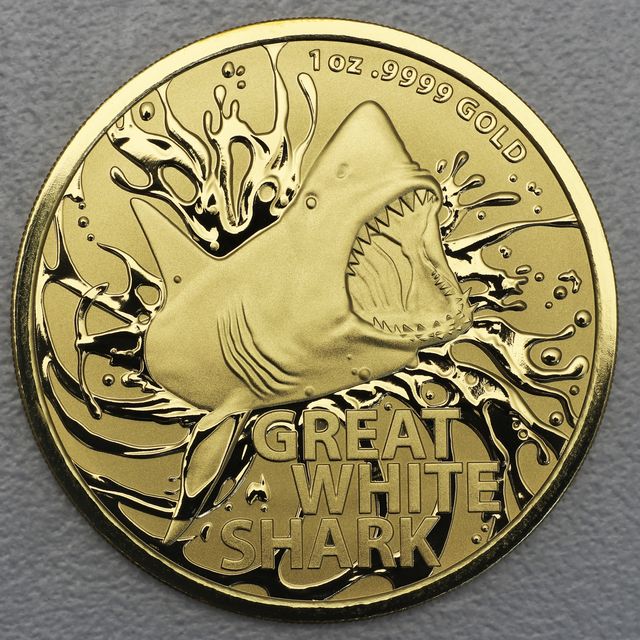 Goldmünze 1oz Australias Most Dangerous - 2021 Great White Shark