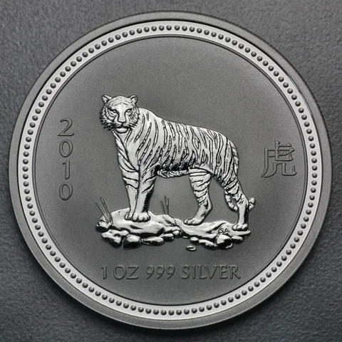 Lunar Serie 1 silber 2010 Tieger