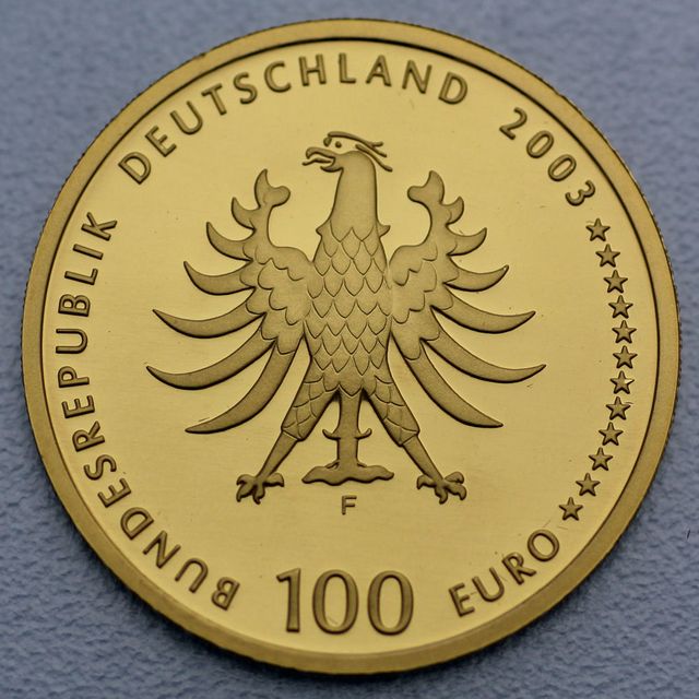 100 Euro Goldmünze BRD Quedlinburg 2003