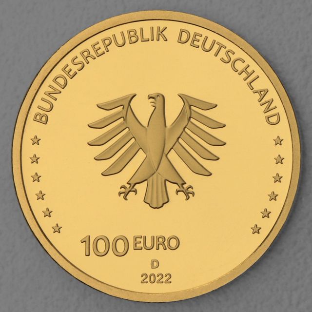100 Euro Goldmünze BRD 2022