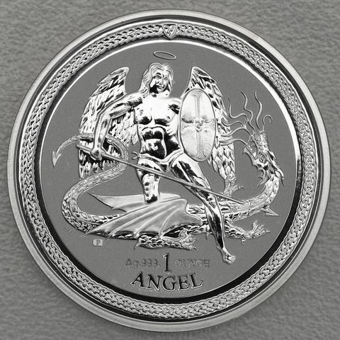 Silbermünze 1oz Isle of Man Angel 2016