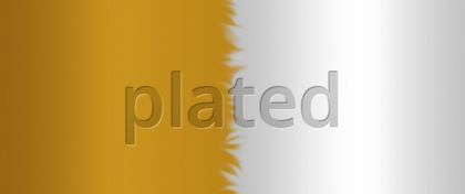 Plated vergoldet/versilbert Plated vergoldet/versilbert