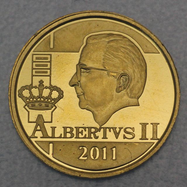 12,5 Euro Goldmünzen Belgien 2011 König Albert II.